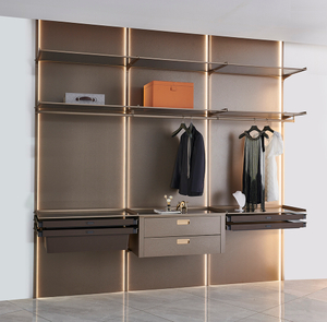 Open Type Wardrobe with Arm Brackets